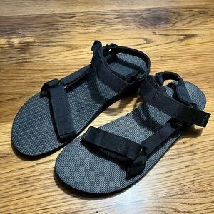 Teva Original Universal Urban Black Sandals Size 12